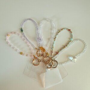 Crystal Beaded Phone Wristlet – Wrist Strap